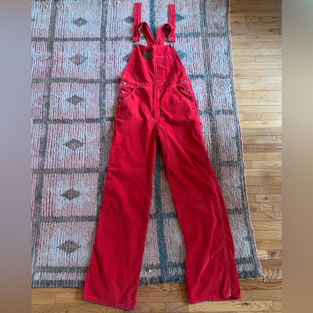 The Market Wild West Vintage Red Cord Overall